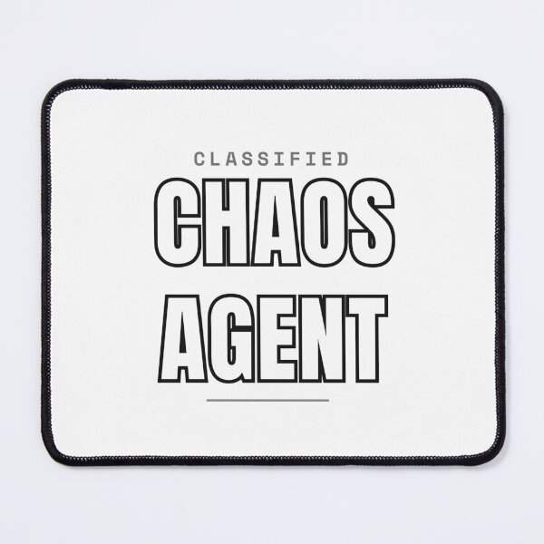 Item preview, Classified Chaos Agent Funny Sarcastic T-Shirt Ironic Humor Tee Gift for Troublemakers designed and sold by Odd Serif.