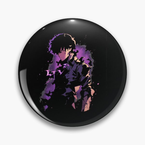 Item preview, Solo Leveling Anime Portrait with Vibrant Purple and Green designed and sold by JohnyOcon02.