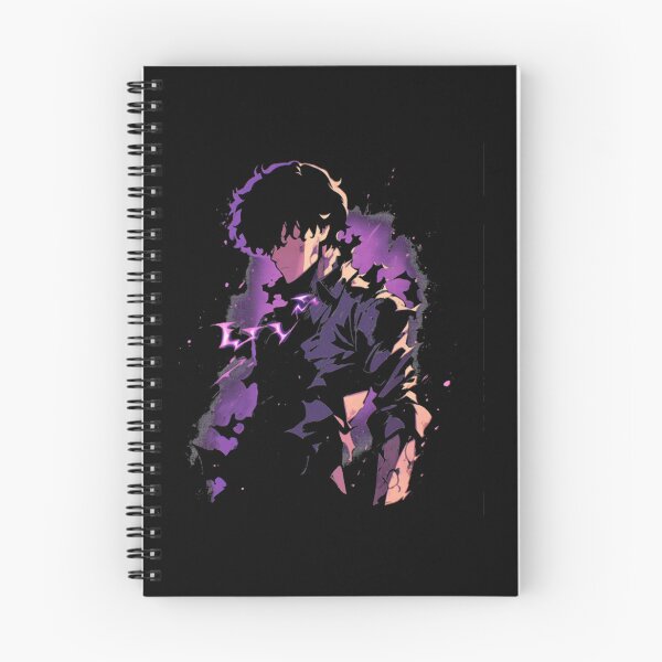 Item preview, Solo Leveling Anime Portrait with Vibrant Purple and Green designed and sold by JohnyOcon02.