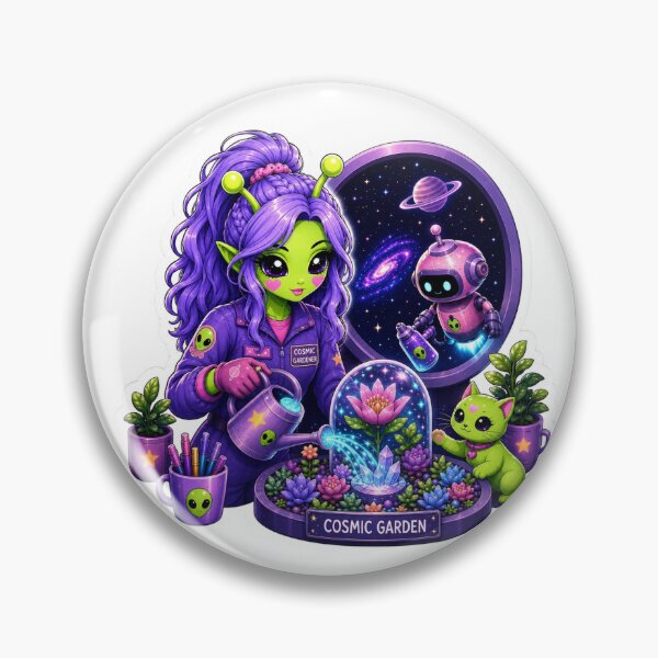 Item preview, Cosmic Days: Cosmic Gardener designed and sold by STICK-KAY things Co..
