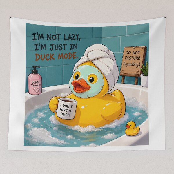 Item preview, I'm Not Lazy, I'm Just In Duck Mode designed and sold by Thor-stone.