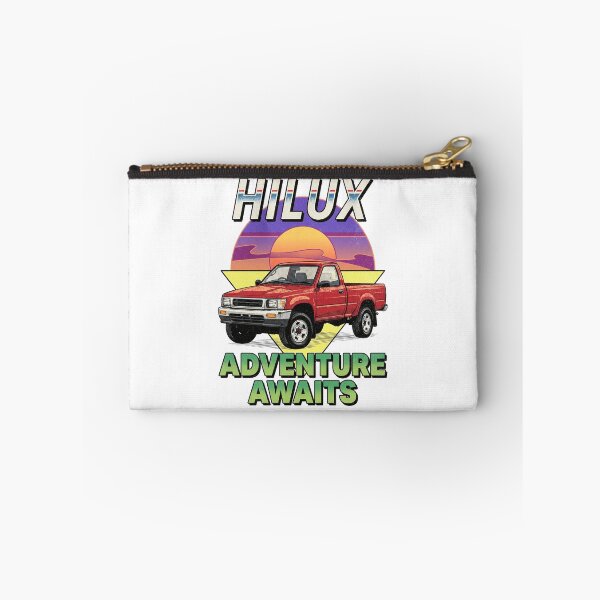Item preview, Retro Style 90s Hilux Pick Up Truck Adventure Awaits Offroad [White Shirt Only] designed and sold by Off-Road-Zone.