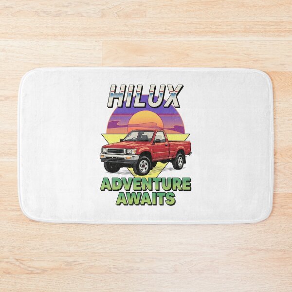 Item preview, Retro Style 90s Hilux Pick Up Truck Adventure Awaits Offroad [White Shirt Only] designed and sold by Off-Road-Zone.