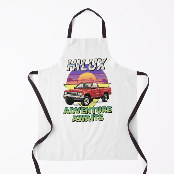 Item preview, Retro Style 90s Hilux Pick Up Truck Adventure Awaits Offroad [White Shirt Only] designed and sold by Off-Road-Zone.