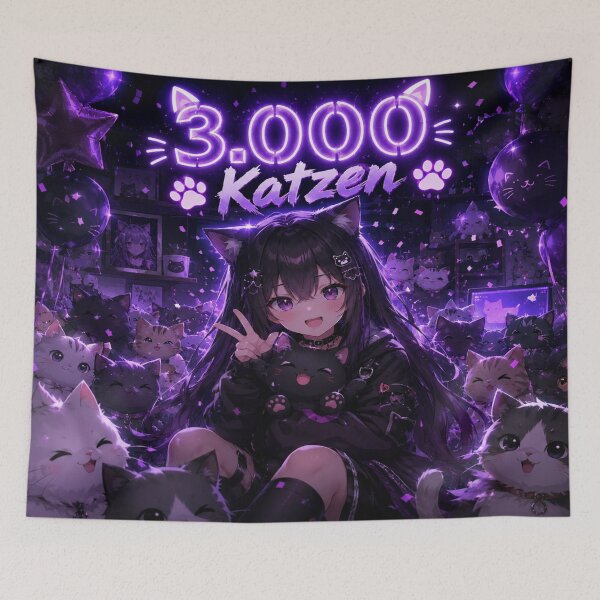 Item preview, 3,000 cats meow designed and sold by Nightstream Official Store.