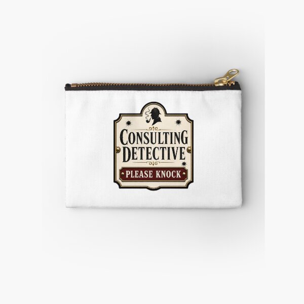 Item preview, Sherlock Holmes Consulting Detective Please Knock Vintage Sign Plaque designed and sold by Fenay Designs.
