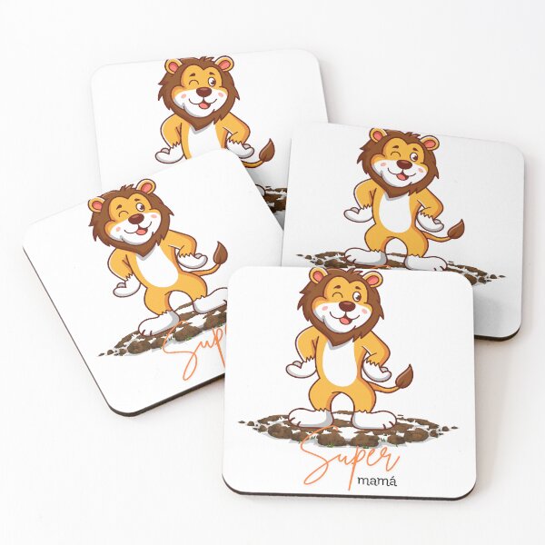 Item preview, Super Mama Cartoon Lion Cub designed and sold by ZionArts1.