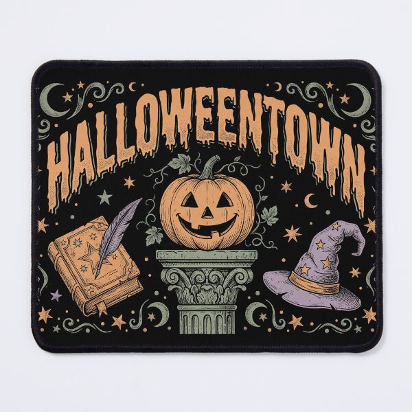 Item preview, Vintage Halloweentown Pumpkin Pedestal Witch Hat Shirt designed and sold by TeNovaStudio.