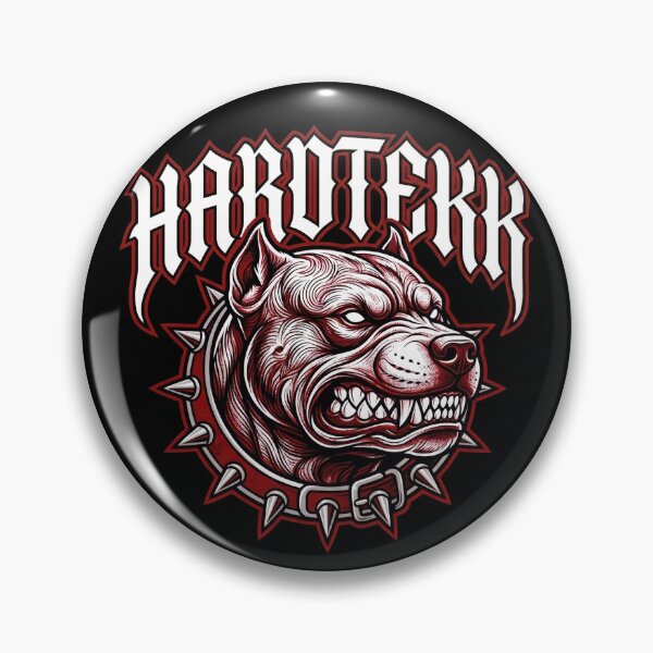 Item preview, Hardtekk Pitbull Neon Hard Techno Rave designed and sold by SPAZE-Typo.