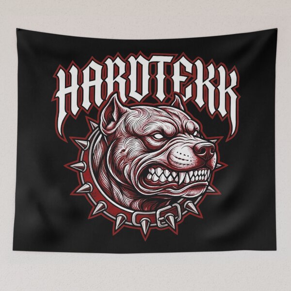 Item preview, Hardtekk Pitbull Neon Hard Techno Rave designed and sold by SPAZE-Typo.