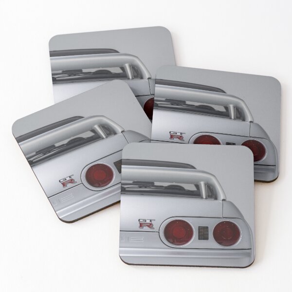 Artikelvorschau, Silver Nissan Skyline R32 GTR Poster – JDM Godzilla Legend entworfen und verkauft von Road To Track.