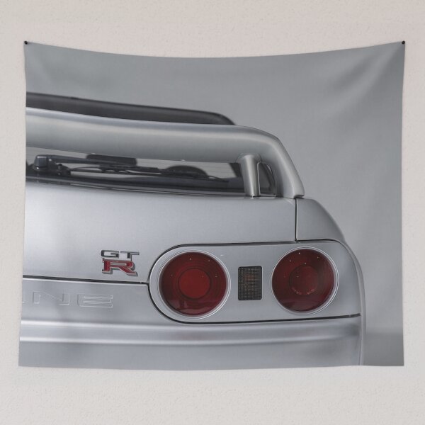 Item preview, Silver Nissan Skyline R32 GTR Poster - JDM Godzilla Legend designed and sold by Road To Track.