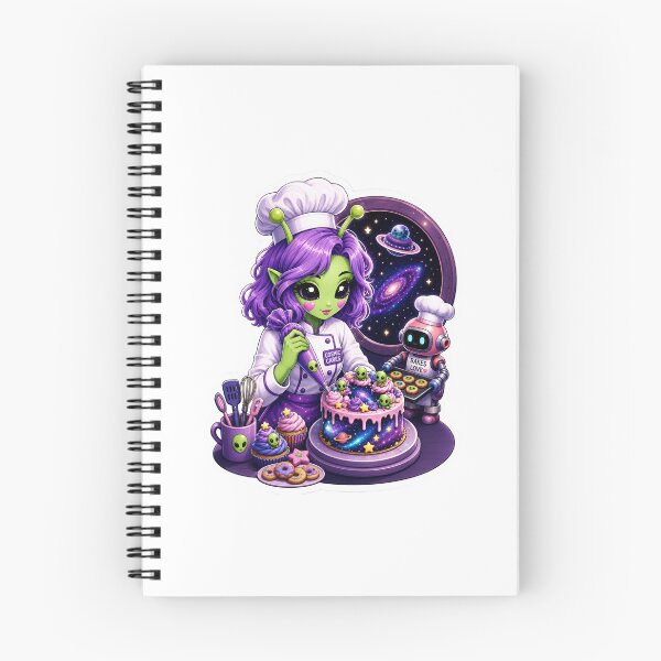Item preview, Cosmic Days: Alien Baker designed and sold by STICK-KAY things Co..