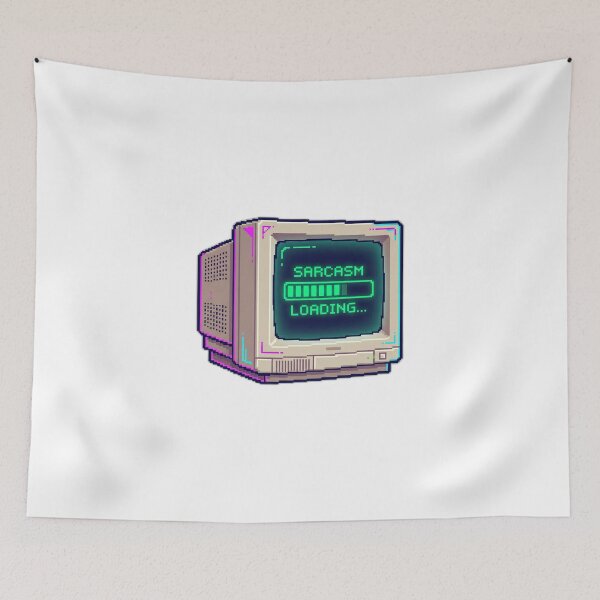 Item preview, Sarcasm Loading Funny Retro 90s Computer Tech Humor designed and sold by ryanguas.