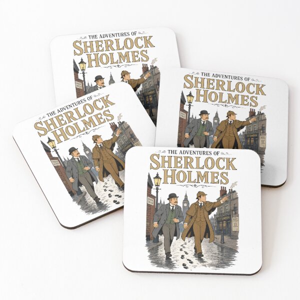 Item preview, The Adventures of Sherlock Holmes Watson Baker Street Vintage Comic Art designed and sold by Fenay Designs.