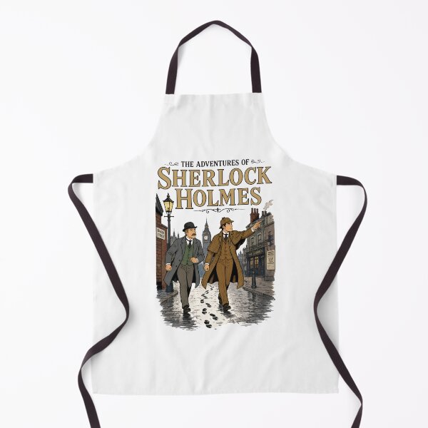 Item preview, The Adventures of Sherlock Holmes Watson Baker Street Vintage Comic Art designed and sold by Fenay Designs.