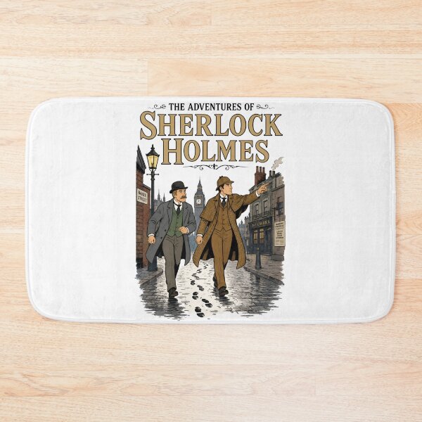 Item preview, The Adventures of Sherlock Holmes Watson Baker Street Vintage Comic Art designed and sold by Fenay Designs.