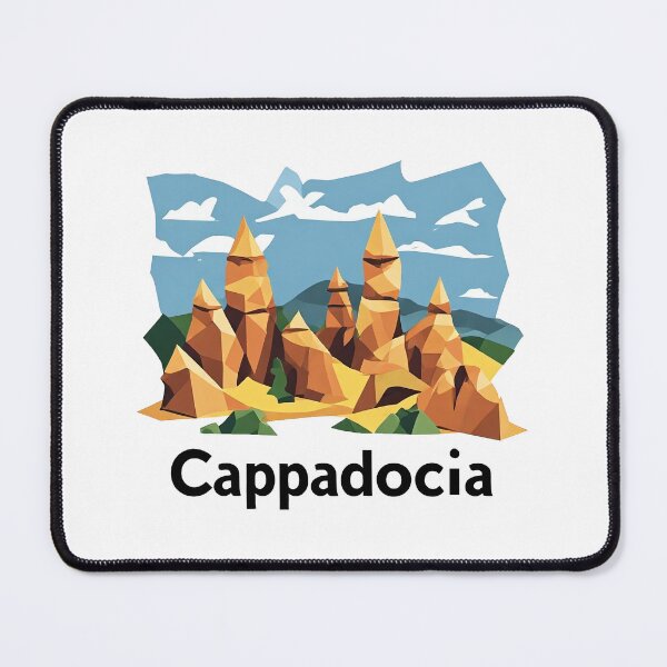 Item preview, Cappadocia Turkey Abstract Landscape Art designed and sold by OzzFrequency.