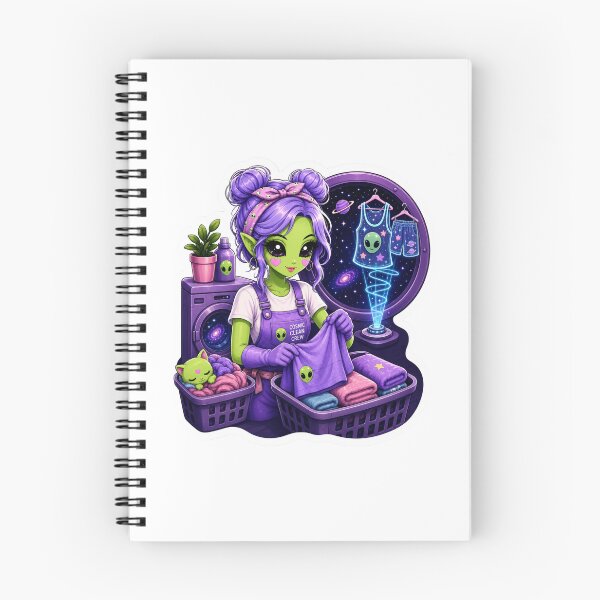 Item preview, Cosmic Days: Alien Laundry  designed and sold by STICK-KAY things Co..