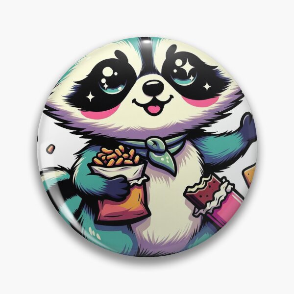 Item preview, Funny Trash Panda Raccoon Sticker - Professional Dumpster Diver designed and sold by Foxiquie | Creative Sticker Studio.