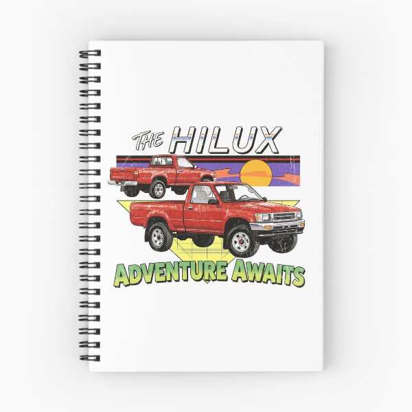 Item preview, Vintage Style 90s Hilux Pick Up Truck Adventure Awaits Offroad [White Shirt Only] designed and sold by Off-Road-Zone.