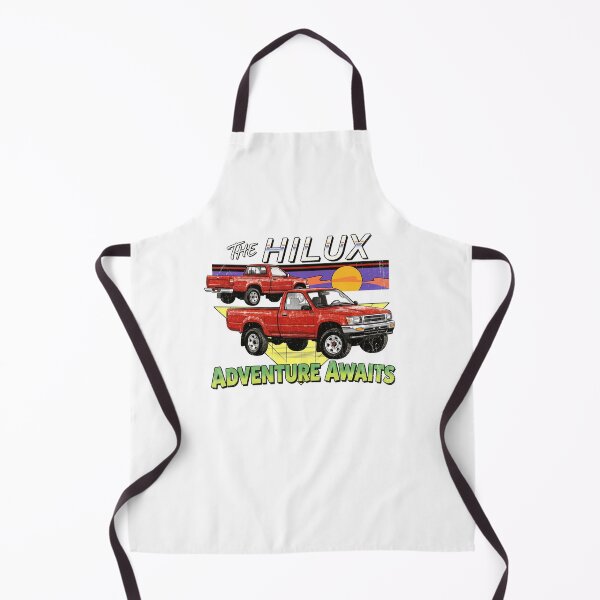 Item preview, Vintage Style 90s Hilux Pick Up Truck Adventure Awaits Offroad [White Shirt Only] designed and sold by Off-Road-Zone.