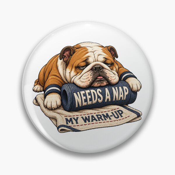 Item preview, Funny English Bulldog Gym Workout Humor Gift designed and sold by Gentlestate.