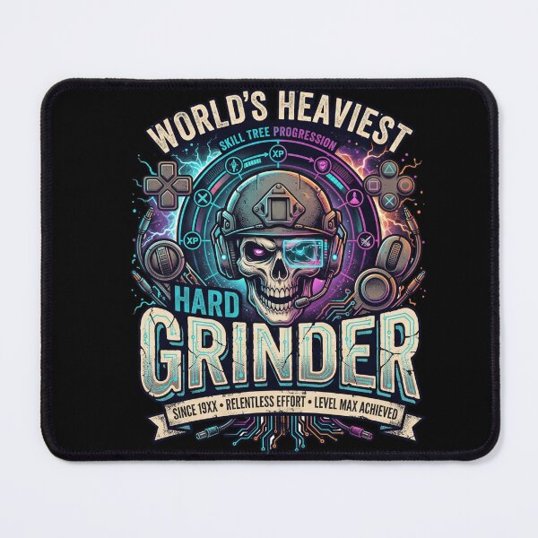 Item preview, skull gamer designed and sold by LevelUpLad.