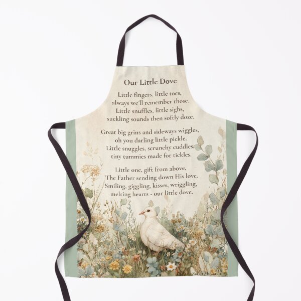 Item preview, Our Little Dove | Baby Poem Wall Art | Christian Nursery Print designed and sold by Bound for Wonder.