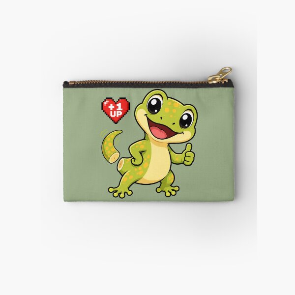 Item preview, Funny +1 UP Gecko Lizard Gamer Graphic designed and sold by 3MillsDesign.