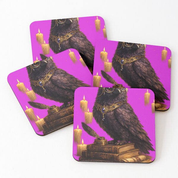 Item preview, Beautiful Crow | Elegant Bird Typography Design designed and sold by VasiArtLab.