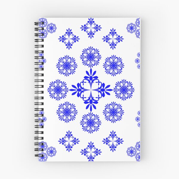 Item preview, Indigo Blue Floral Ornament designed and sold by Ei-Ei.