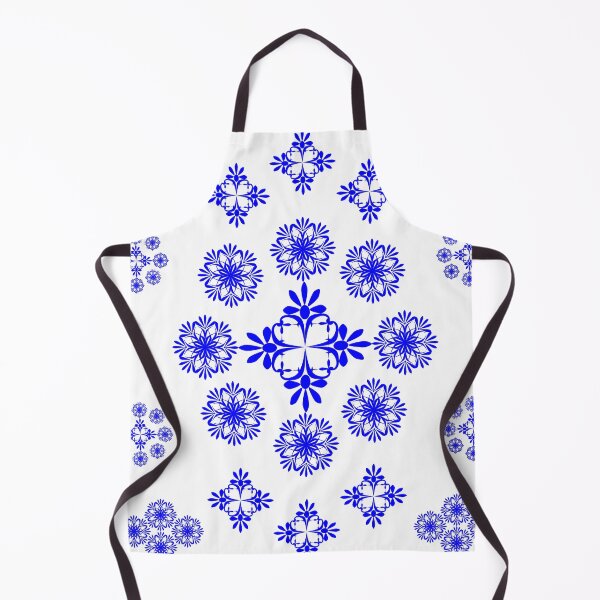 Item preview, Indigo Blue Floral Ornament designed and sold by Ei-Ei.