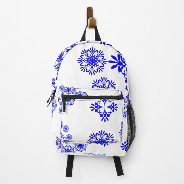 Item preview, Indigo Blue Floral Ornament designed and sold by Ei-Ei.