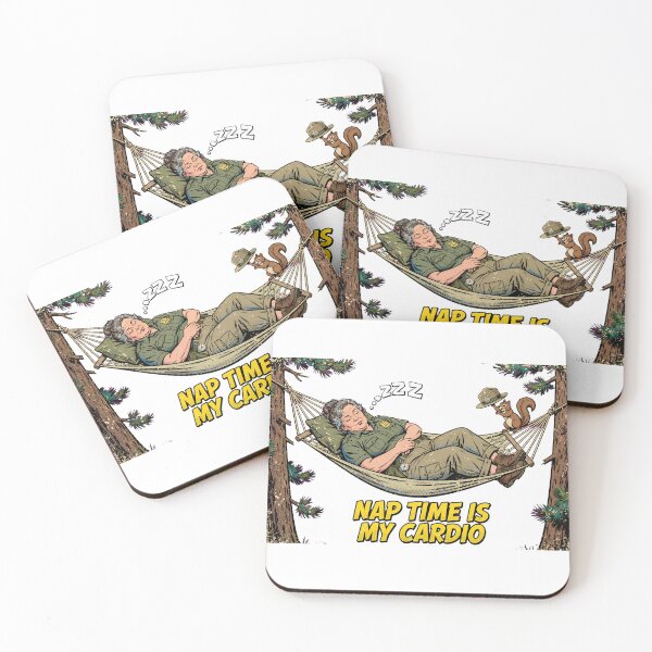 Item preview, Nap Time Is My Cardio Female Park Ranger Hammock Funny Comic Woman Park Ranger Gift designed and sold by Neurospicy Trolls.