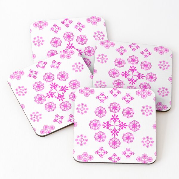 Item preview, Pink Geometric Flower Ornament designed and sold by Ei-Ei.