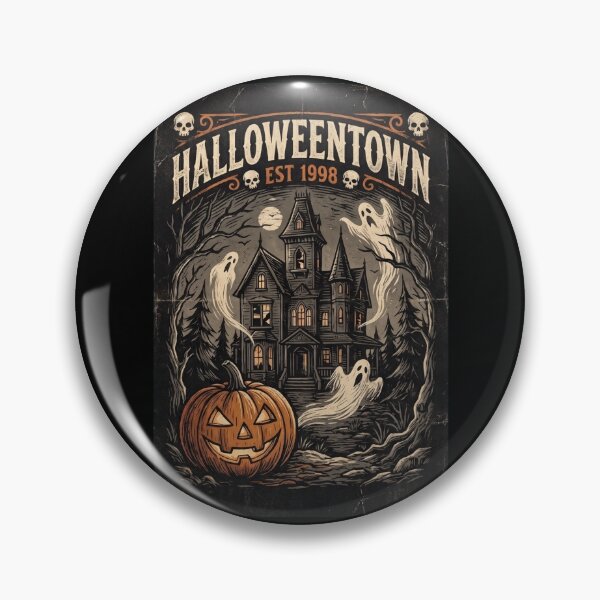 Item preview, Halloweentown Est 1998 Vintage Haunted House Halloween designed and sold by TeNovaStudio.