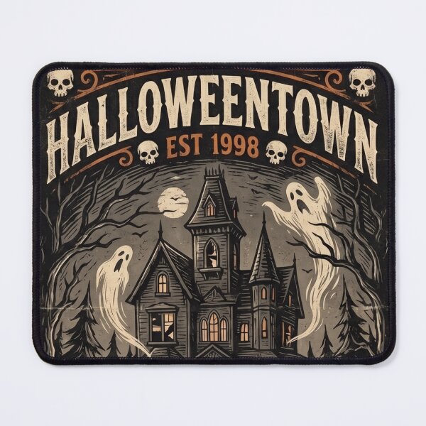 Item preview, Halloweentown Est 1998 Vintage Haunted House Halloween designed and sold by TeNovaStudio.