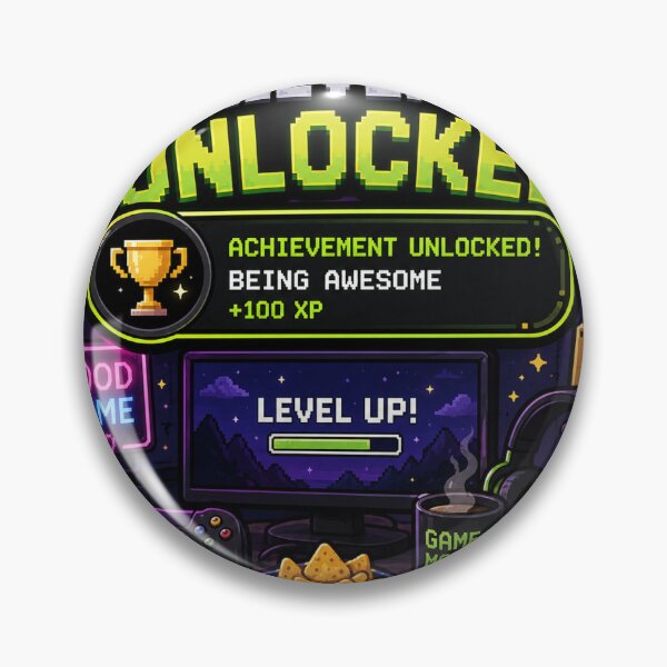 Item preview, Achievement Unlocked Gaming  designed and sold by BrainBuckets.
