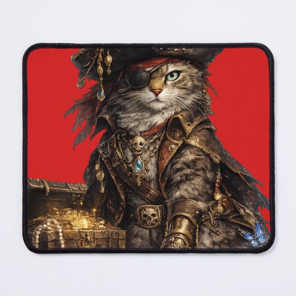 Item preview, Pirate Cat | Adventure Typography Design designed and sold by VasiArtLab.