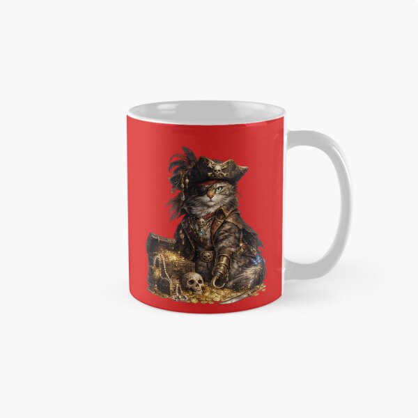Item preview, Pirate Cat | Adventure Typography Design designed and sold by VasiArtLab.
