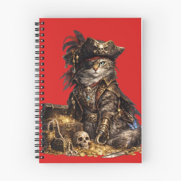 Item preview, Pirate Cat | Adventure Typography Design designed and sold by VasiArtLab.