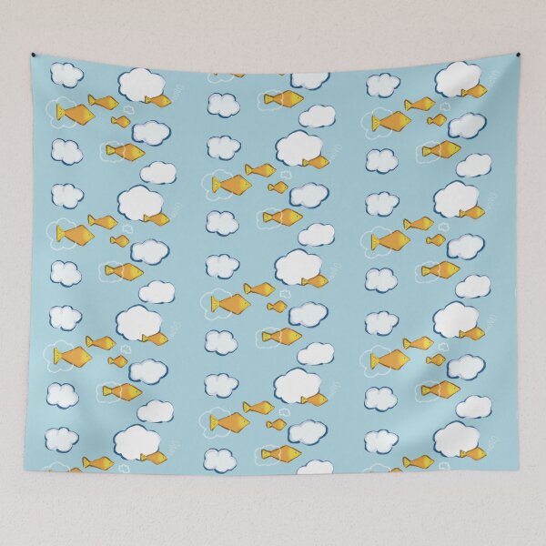 Item preview, Fish upon the sky designed and sold by Mundolibelula77.
