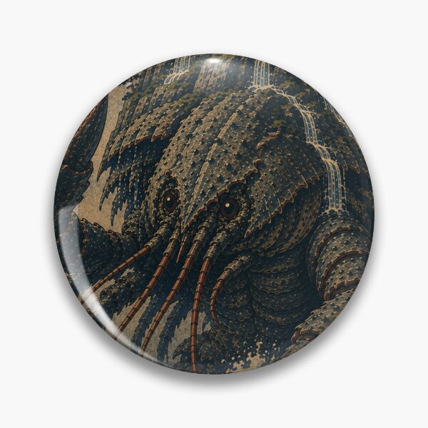 Item preview, The Island Awakens | Giant Lobster Kaiju Ukiyo-E Sea Monster designed and sold by Vandy Fullam.