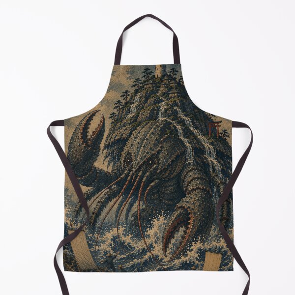 Item preview, The Island Awakens | Giant Lobster Kaiju Ukiyo-E Sea Monster designed and sold by Vandy Fullam.