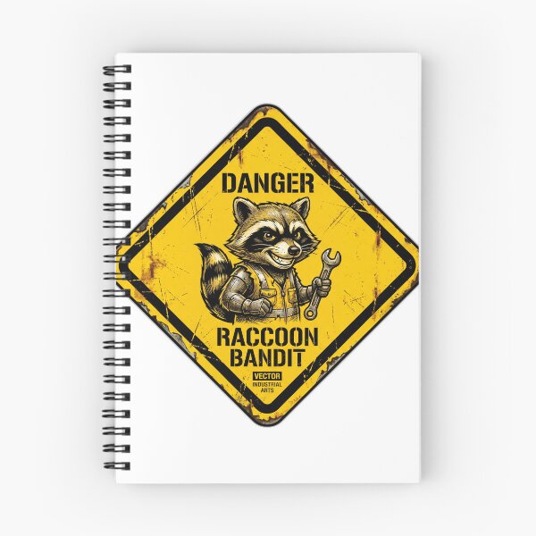 Item preview, Currently Unsupervised Funny Raccoon Hazard Sign designed and sold by ryanguas.