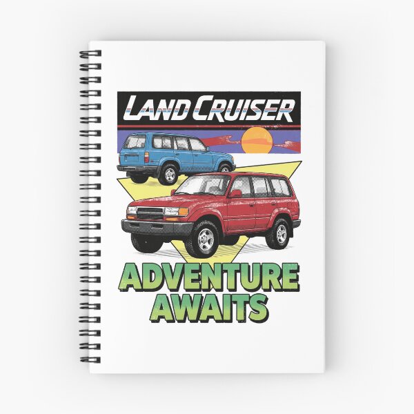 Item preview, Vintage Style Land Cruiser 80 Series Adventure Awaits [White Shirt Only] designed and sold by Off-Road-Zone.