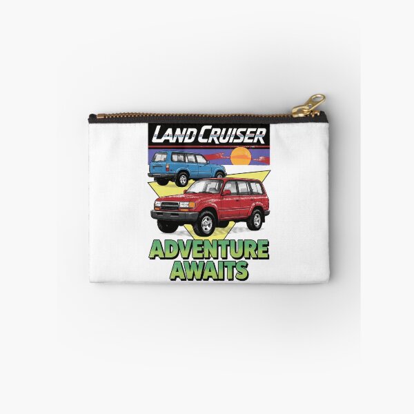 Item preview, Vintage Style Land Cruiser 80 Series Adventure Awaits [White Shirt Only] designed and sold by Off-Road-Zone.