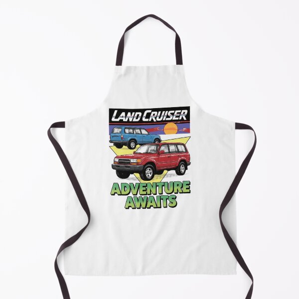 Item preview, Vintage Style Land Cruiser 80 Series Adventure Awaits [White Shirt Only] designed and sold by Off-Road-Zone.