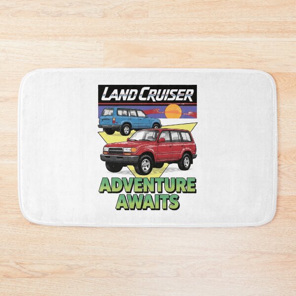 Item preview, Vintage Style Land Cruiser 80 Series Adventure Awaits [White Shirt Only] designed and sold by Off-Road-Zone.